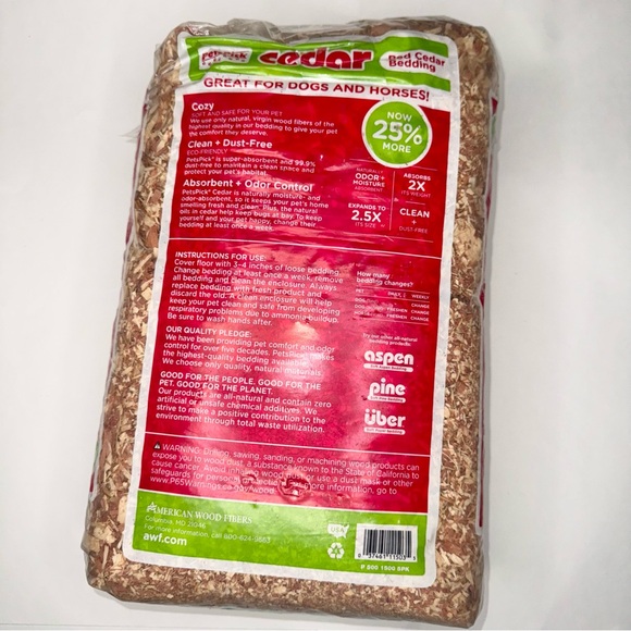 PETSPICK RED CEDAR BEDDING OUTSIDE GARDENING OR PET USE DOGS HORSES - Picture 2 of 4